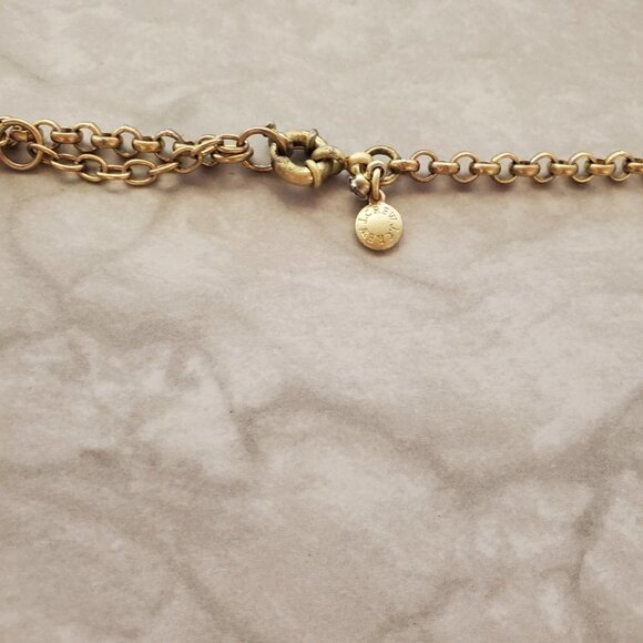 🧡 J.Crew Orange Geometric Beaded Statement Necklace 🧡 - Picture 3 of 15